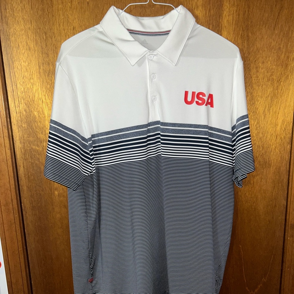 Adidas USA Golf Shirt - XL